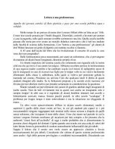 Lettera in stile professionale