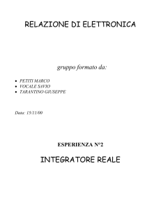 relazione di elettronica