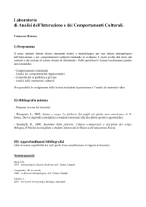 Programma Prof. Ronzon