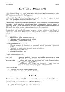 Critica del Giudizio