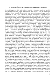 “IL SIGNORE È CON TE!” (Solennità dell`Immacolata Concezione) Il