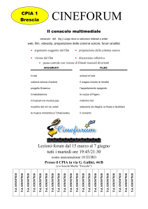 cineforum - cpia 1 brescia