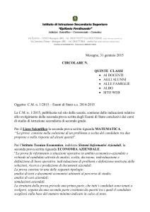 Circolare - iiss epifanio ferdinando