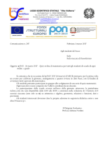 LICEO SCIENTIFICO STATALE ``Vito Volterra``
