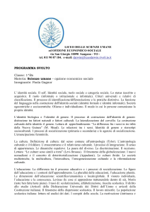 LICEO DELLE SCIENZE UMANE ed OPZIONE ECONOMICO