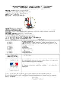 Programmazione attività di recupero classi II