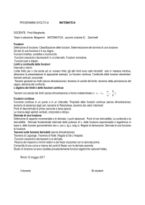 programma matematica 2017 - Liceo Classico Psicopedagogico