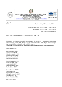 circ. 42 consegna attestati corso teoria musicale