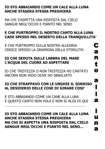 io sto abbaiando come un cale alla luna