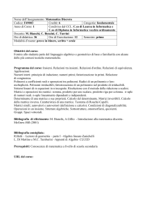 R.Betti – Lezioni di geometria – parte I –Algebra lineare