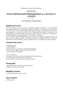 Obiettivi del corso