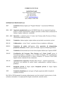 curriculum vitae