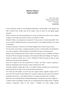 Marilyn Monroe, sogno proibito
