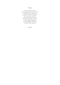 Poesia: Maggio - Digilander