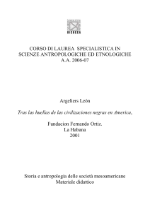 CORSO DI LAUREA SPECIALISTICA IN SCIENZE