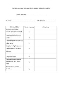 griglia di rilevazione4 - Istituto Comprensivo via Papa Giovanni