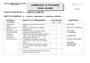 italiano - Istituto Comprensivo Cuneo Corso Soleri