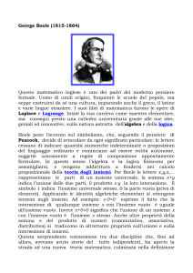 Boole - Dipartimento di Matematica
