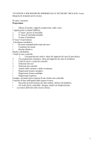 statistica per ricerche sperimetali e tecniche
