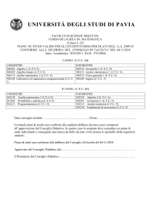 Università degli studi di Pavia