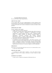Economia delle forme di mercato