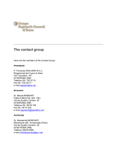 Sito ufficiale Gruppo Segretari Generali Roma