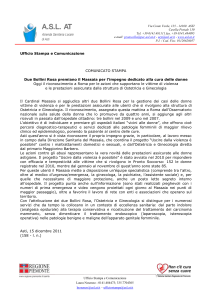 Due Bollini Rosa premiano il Massaia per l`impegno