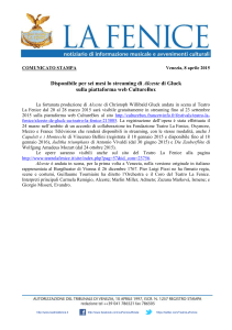Comunicato - Il Giornale del Friuli