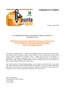 COMUNICATO STAMPA