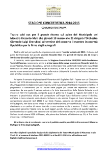 Visualizza il comunicato stampa