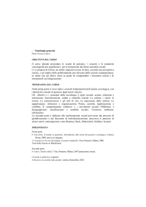 Sociologia generale