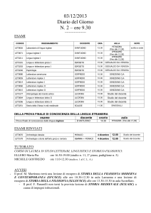 esami - Scuola di Ingegneria UNIBAS