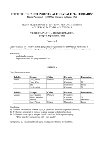Esercitazione di Laboratorio Statistica