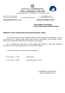 Circolare n. 31- flauto