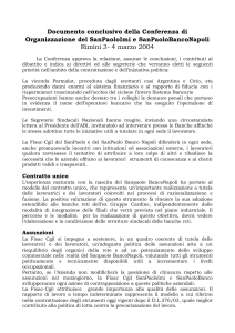 Rimini 3- 4 marzo 2004