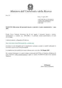 Lettera - Statistica MIUR