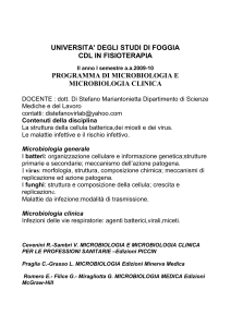 universita` degli studi di foggia - Facoltà di Medicina e Chirurgia