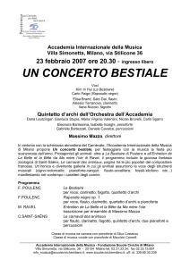 un concerto bestiale