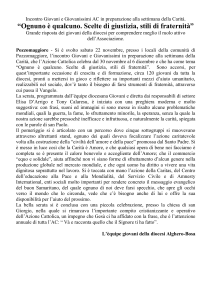 Incontro Giovani e Giovanissimi AC in preparazione alla settimana