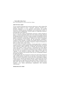 Storia della Critica d`arte
