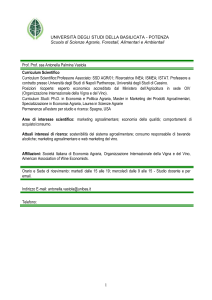 Prof. VASTOLA Antonella P. - Scuola di Scienze Agrarie, Forestali