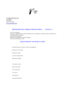 programma corso 1° livello
