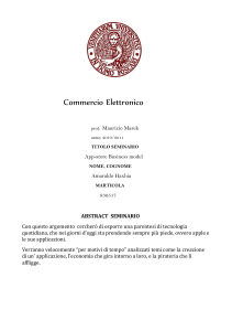 Commercio Elettronico