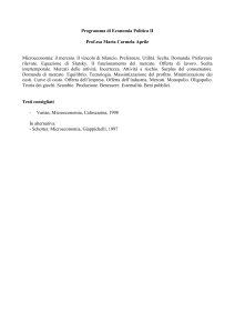 Programma di Economia Politica II