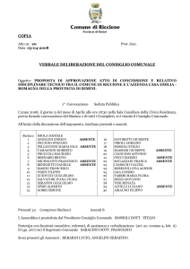 regolarita` tecnica - Comune di Riccione
