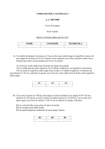 prova di esonero