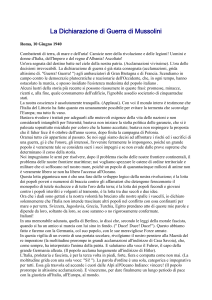 08.La Dichiarazione di Guerra di Mussolini (10.06.1940)