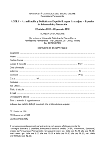 Università Cattolica - Portale e-scuola