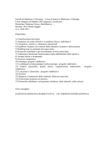 programma Saggini Medicina e Chirurgia