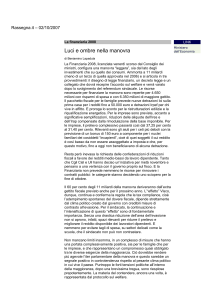 attualita - Dipartimento di Economia, Statistica e Finanza